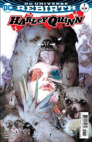 Harley Quinn (2016) issue 7-B Bill Sienkiewicz Cover
