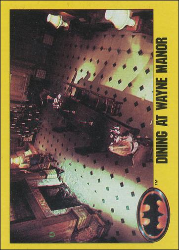 Batman: Series 2 (Base Set) card 251 Dining at Wayne Manor