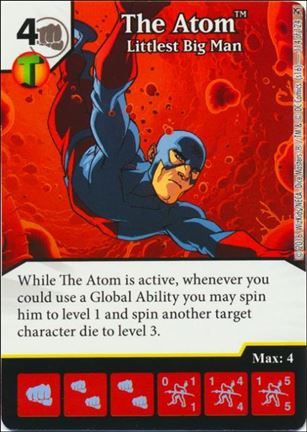 DC Comics Dice Masters Green Arrow and The Flash card 114 The Atom: Littlest Big Man