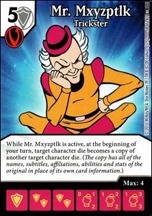 DC Comics Dice Masters World's Finest card 58 Mr. Mxyzptlk: Trickster