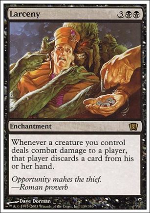Magic the Gathering: 8th Edition (Base Set) card 139 Larceny