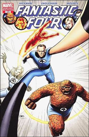 Fantastic Four (1961) issue 570-D John Cassaday 1:20 Cover