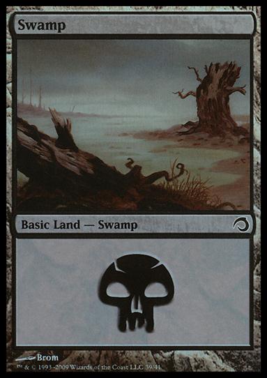 Magic the Gathering: Premium Deck Series: Slivers (Base Set) card 39 Swamp