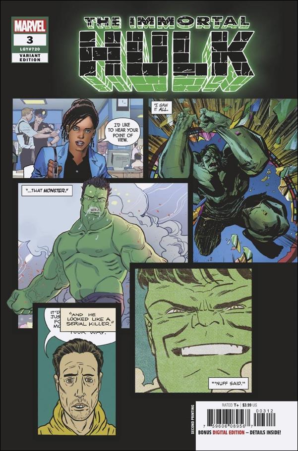 Immortal Hulk issue 3-C Garry Brown Cover (2nd Printing)