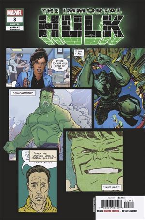 Immortal Hulk issue 3-C Garry Brown Cover (2nd Printing)