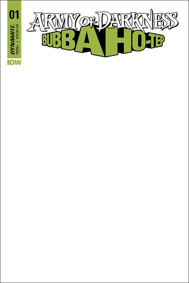 Army of Darkness/Bubba Ho-Tep issue 1-F Blank Authentix Cover