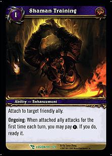 World of Warcraft: March of the Legion (Base Set) card 99 Shaman Training