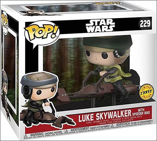 POP! Star Wars figure 229 Luke Skywalker with Speeder Bike Chase