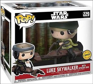 POP! Star Wars figure 229 Luke Skywalker with Speeder Bike Chase