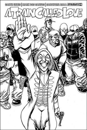 Train Called Love issue 6-B 1:10 Black & White Cover
