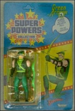 Super Powers Collection Action Figures (1984) figure 13-B Green Arrow (Canadian Card)