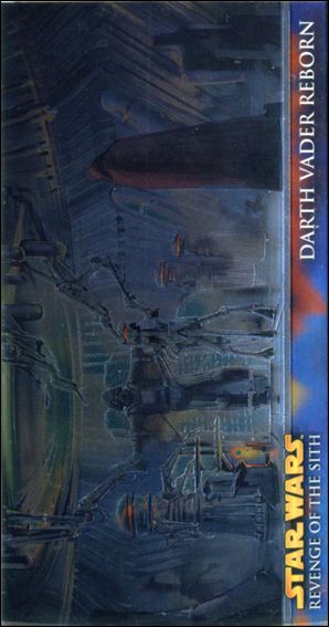 Star Wars: Revenge of the Sith Widevision (Chrome Art Retail Subset) card R9 Darth Vader Reborn