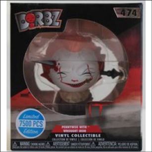 Dorbz figure 474 Pennywise with wrought iron. 1/7500