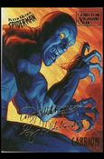 Fleer Ultra Spider-Man (Gold-Foil Signature Parallel Base Set) card 13 Carrion