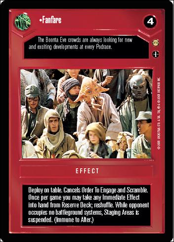Star Wars: Tatooine Limited (Base Set) card 19 Fanfare