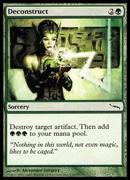 Magic the Gathering: Mirrodin (Base Set) card 118 Deconstruct