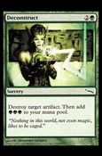 Magic the Gathering: Mirrodin (Base Set) card 118 Deconstruct