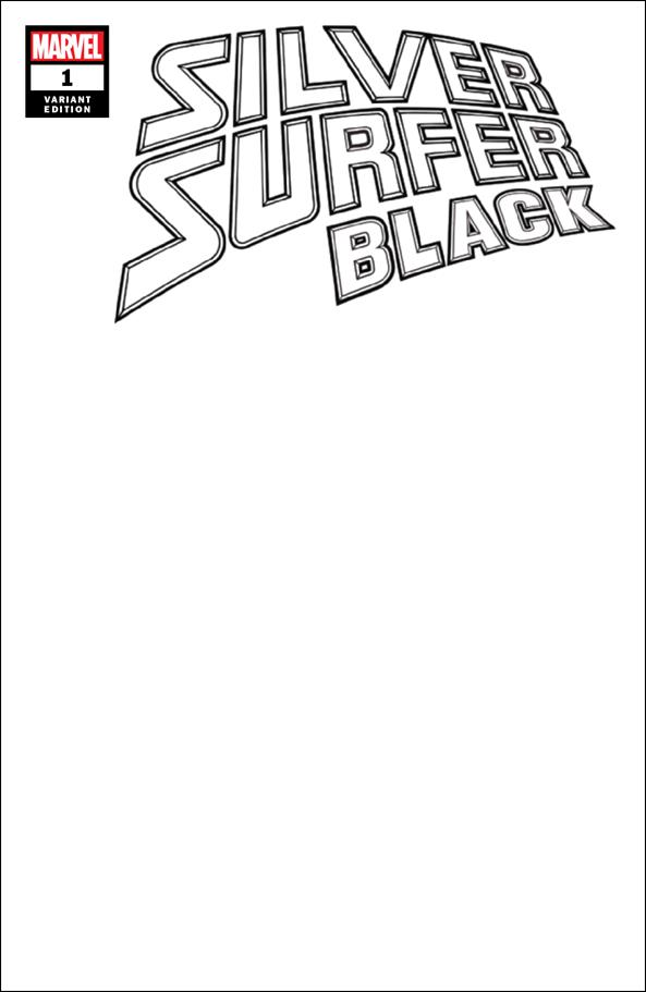 Silver Surfer: Black issue 1-G Blank/Sketch Cover