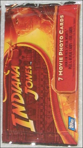Indiana Jones and the Kingdom of the Crystal Skull card 2 Sealed Pack