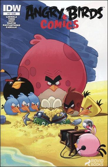 Angry Birds Comics (2014) issue 12 Paco Rodriques Wraparound Cover
