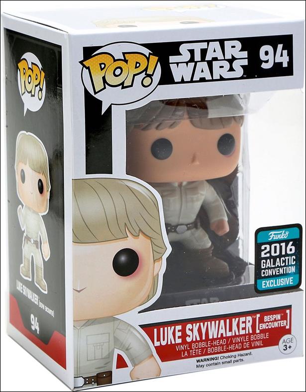 POP! Star Wars figure 94-B Luke Skywalker (Bespin Encounter) Galactic Con