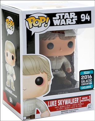 POP! Star Wars figure 94-B Luke Skywalker (Bespin Encounter) Galactic Con