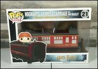POP! Rides figure 21 Hogwarts Carriage in with Ron Weasley