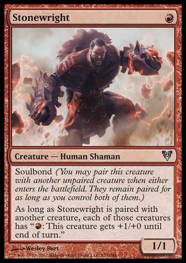 Magic the Gathering: Avacyn Restored (Base Set) card 157 Stonewright