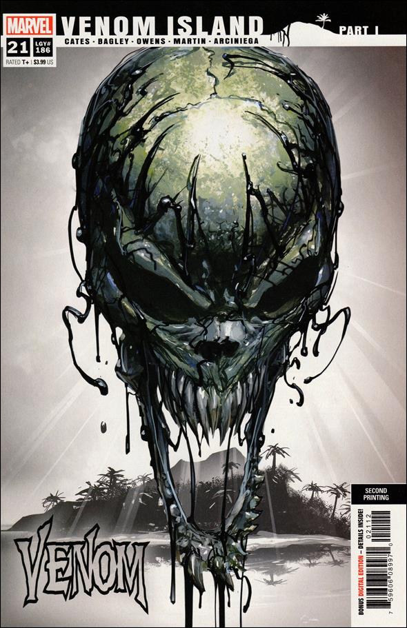 Venom (2018) issue 21-F Clayton Crain Teaser Cover (2nd Printing)