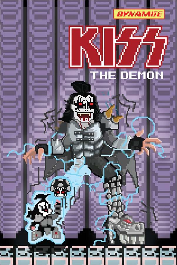 KISS: The Demon issue 2-C 8-Bit Art by Michael Adams