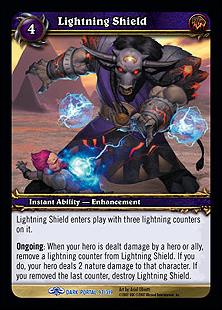 World of Warcraft: Through the Dark Portal (Base Set) card 97 Lightning Shield