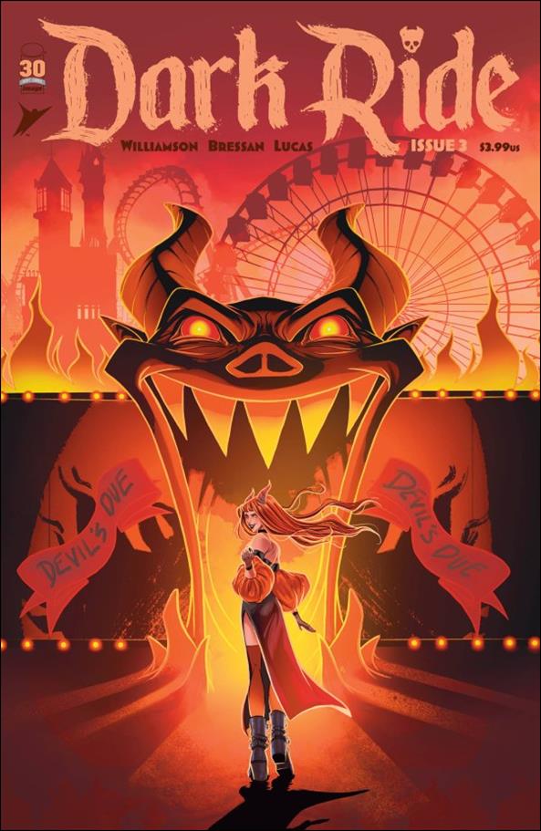 Dark Ride issue 3-C Sweeney Boo Cover