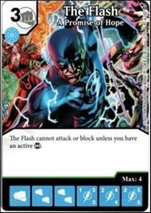 DC Comics Dice Masters War of Light card 82 The Flash: A Promise of Hope