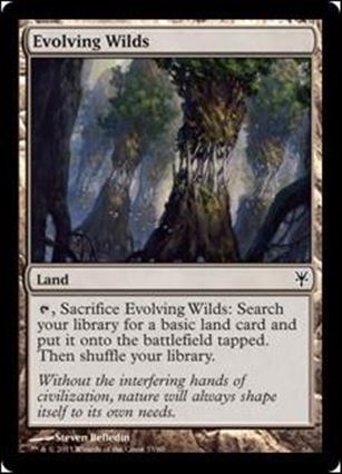 Magic the Gathering: Duel Decks: Sorin vs. Tibalt (Base Set) card 33 Evolving Wilds