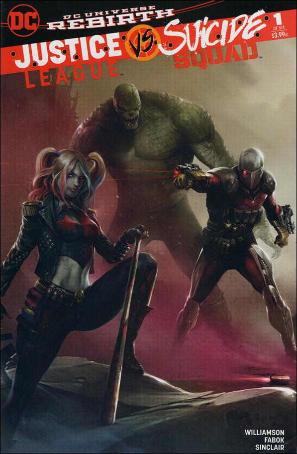 Justice League Vs Suicide Squad issue 1-M Francesco Mattina Shared Left Side Cover