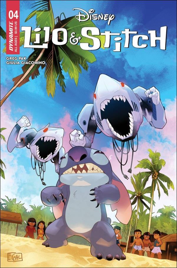 Lilo & Stitch issue 4-C Edwin Galmon Cover