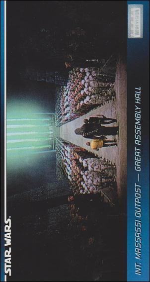 Star Wars Widevision (Base Set) card 115 Int. Massassi Outpost - Great Assembly Hall