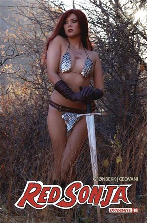 Red Sonja (2023) issue 13-E Cosplay Photo Cardstock Cover