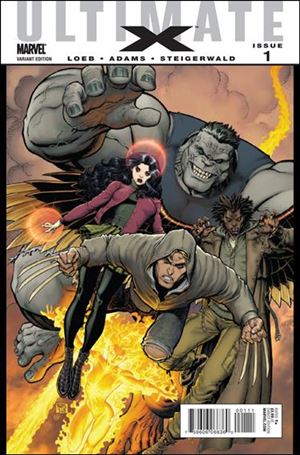 Ultimate X issue 1-C Art Adams Team Cover