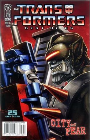 Transformers: Best of UK: CIty of Fear Cover Image 2