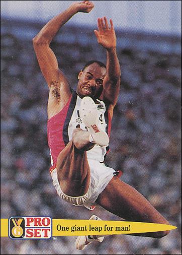 Guinness World Records (Base Set) card 100 One giant leap for man!