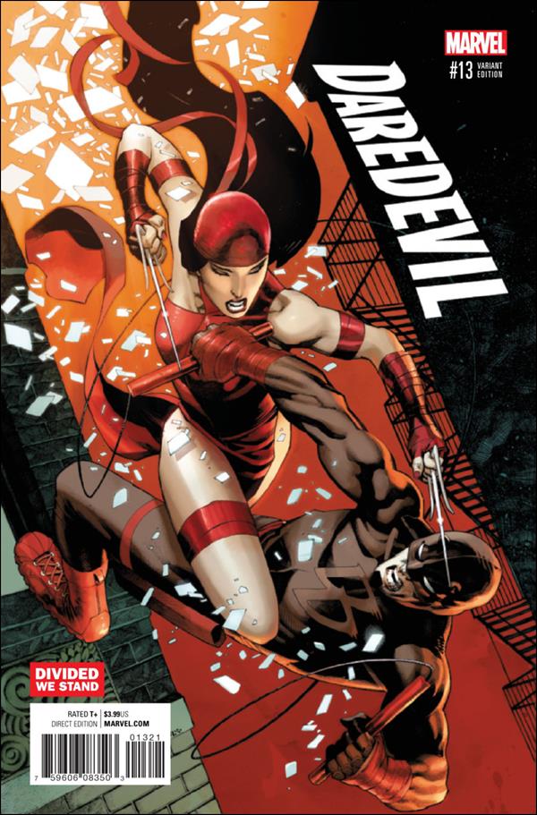 Daredevil (2016) issue 13-B Chris Stevens Divided We Stand Cover