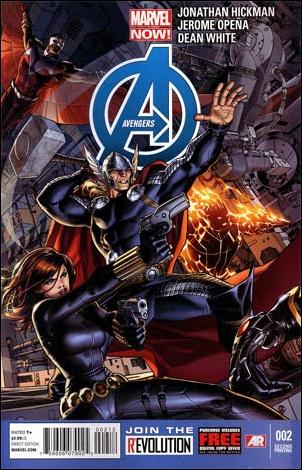 Avengers (2013) issue 2-D Dustin Weaver Connecting Cover (2nd Printing)