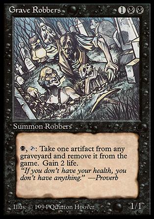 Magic the Gathering: The Dark (Base Set) card 46 Grave Robbers