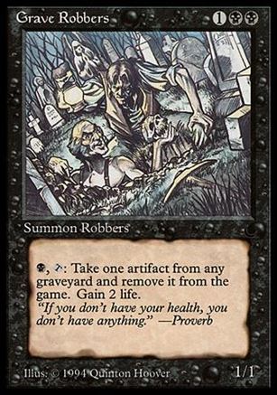 Magic the Gathering: The Dark (Base Set) card 46 Grave Robbers
