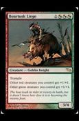 Magic the Gathering: Shadowmoor (Base Set) card 202 Boartusk Liege