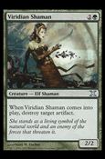 Magic the Gathering: 10th Edition (Base Set) card 308 Viridian Shaman