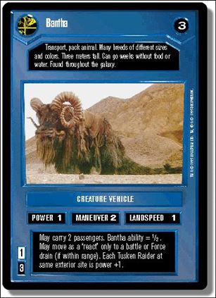 Star Wars: Premiere Limited (Base Set) card 145 Bantha