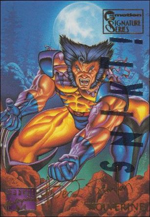 1995 Marvel Masterpieces (Multi-Foil E-Motion Parallel Base Set) card 114 Wolverine