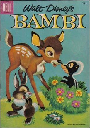 Bambi (1956) issue 3-B 15 Cent Price Cover
